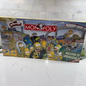 The Simpsons Monopoly Board Game – Vintage, NWT